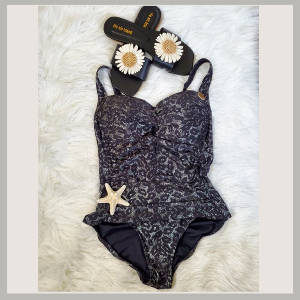 Nitpick Leopard One Piece Swimsuit Size Small - Picture 3 of 10